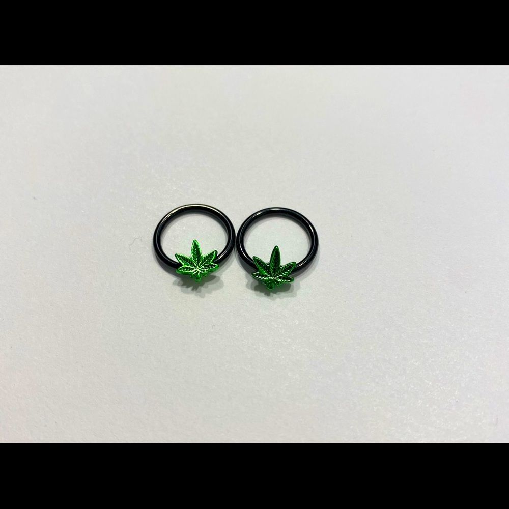 leaf nose ring, bought at spencer’s